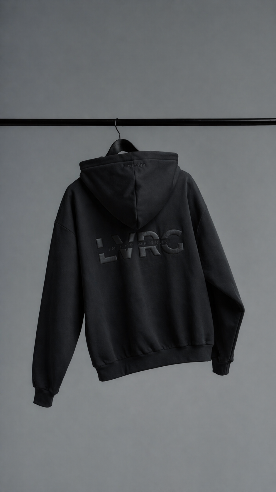 Black Leverage Hoodie