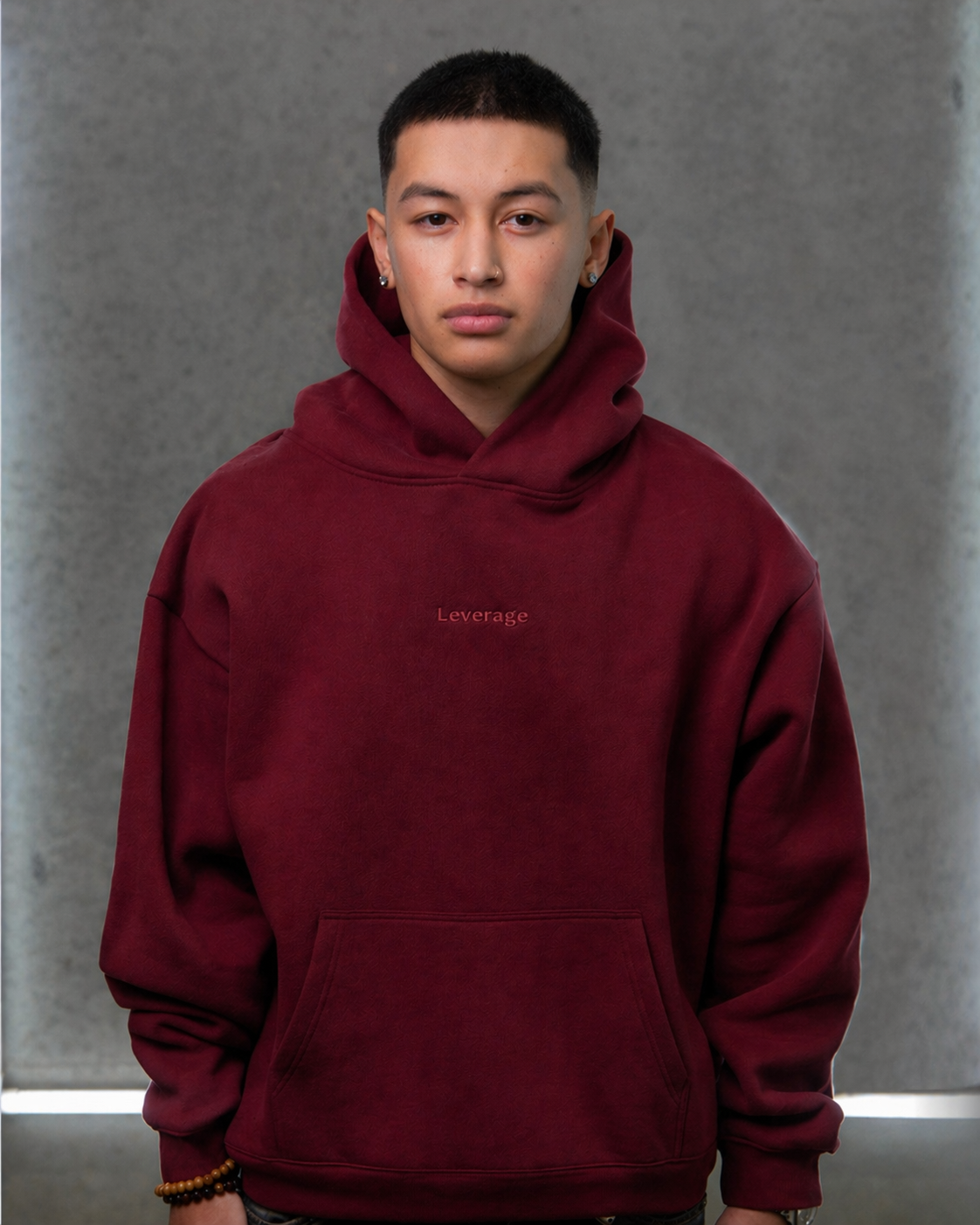 Maroon Leverage Hoodie